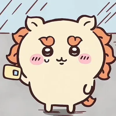 うるうるおめめで見つめる可愛いシーサーのSNSアイコン