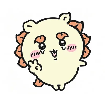 元気にピースサインをしてにっこり笑う可愛いシーサーのペアアイコン
