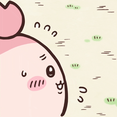 緊張して汗をかきながら横をチラ見する古本屋のアニメーションGIF