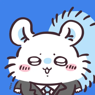 Cute Momonga wearing a formal business suit cute Chiikawa Avatar