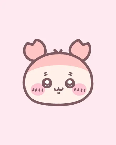 Cute blushing Furuhonya with pink crab ears profile Icon