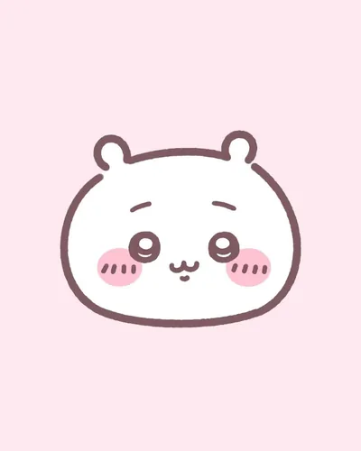 うるうるした瞳で微笑む可愛いちいかわのSNSアイコン