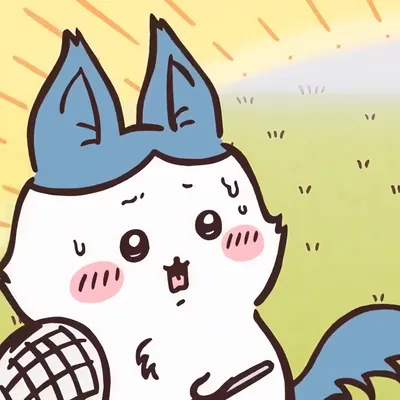 Nervous and blushing Momonga sweating in the sunlight Chiikawa Avatar