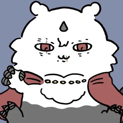 Chiikawa Aoko huge chimera monster closeup cute Avatar