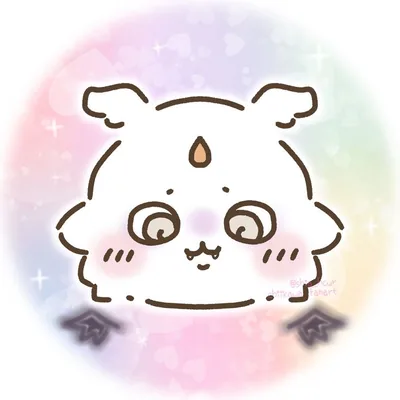 Cute smiling Aoko with small horns on pastel background PFP