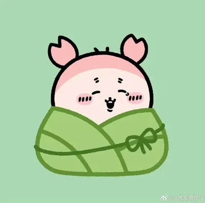 Smiling Furuhonya wrapped snugly in green leaf blanket cute PFP