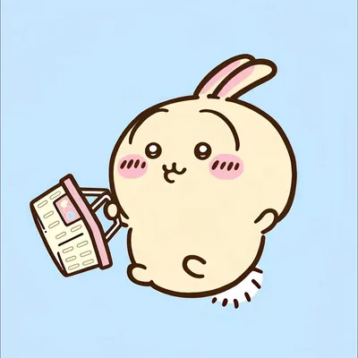 Cute Usagi holding a shopping basket Chiikawa Avatar