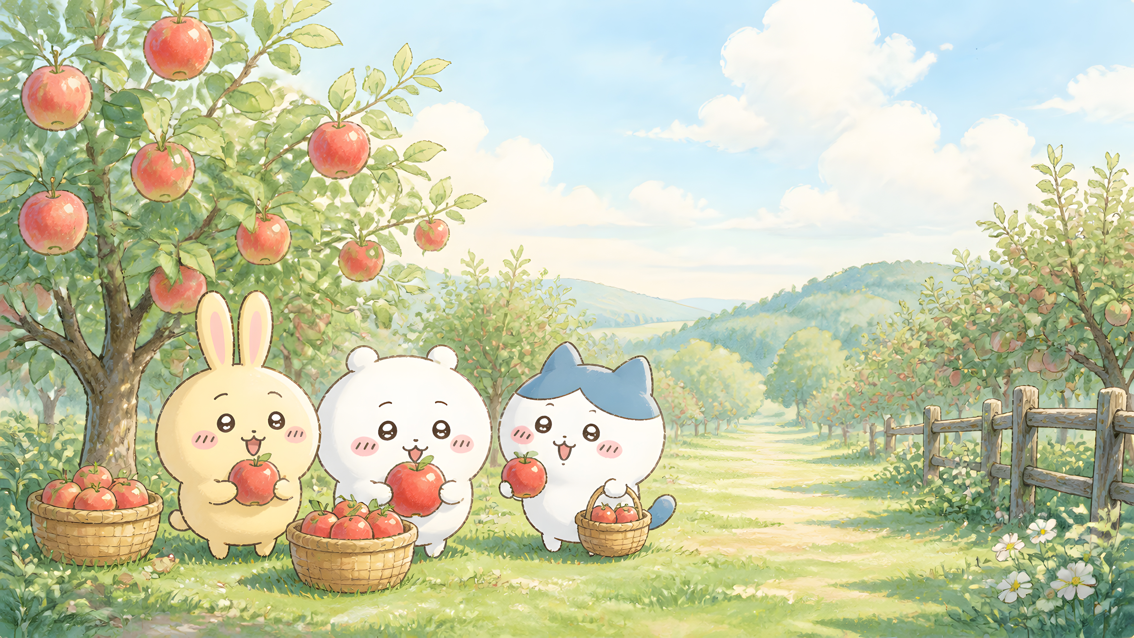 Chiikawa Computer Background 치이카와 데스크톱 배경화면(chiikawa) 무료 다운로드 - 25페이지 - Chiikawa Wallpaper