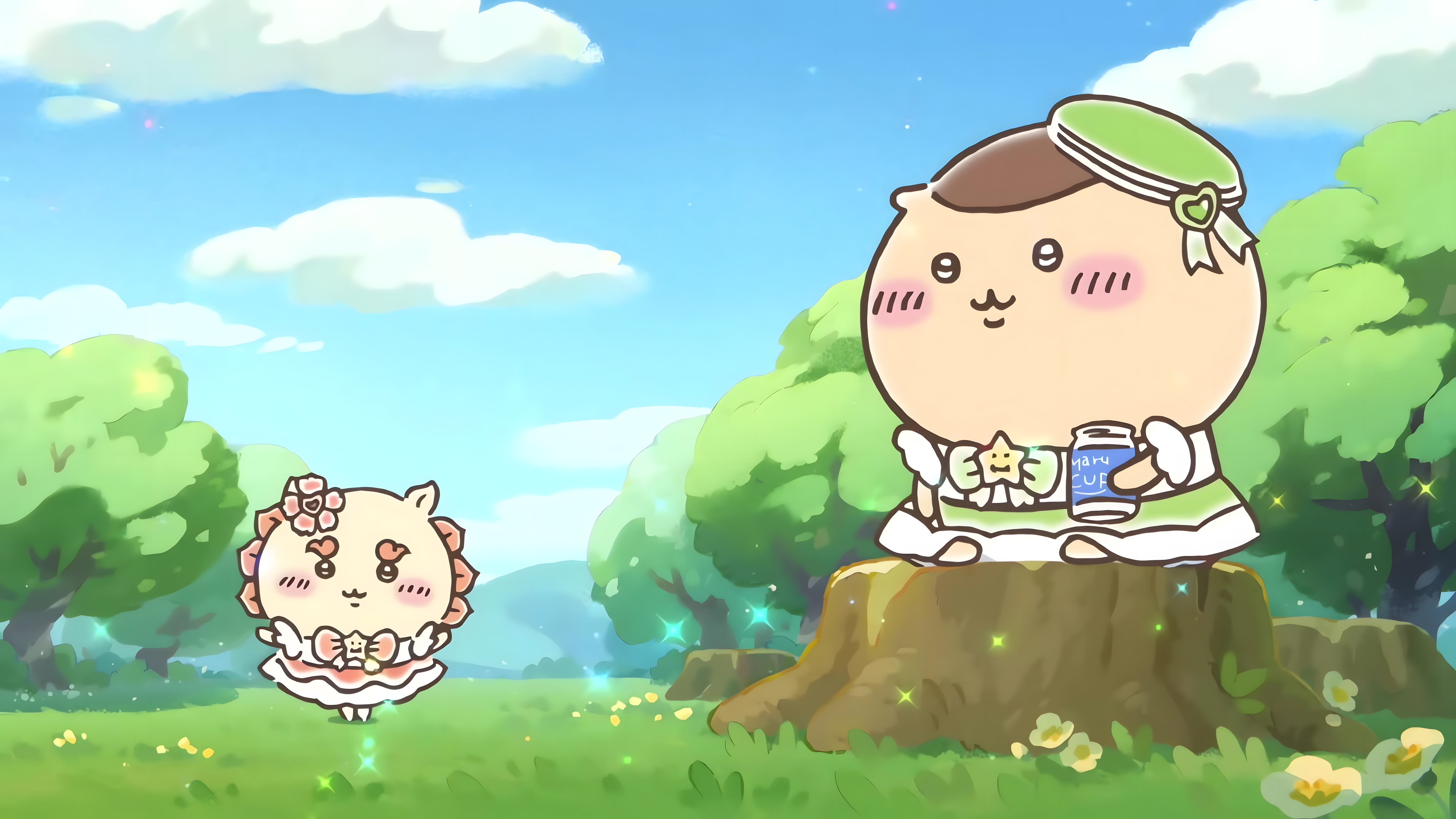 Kurimanju Character Desktop/PC/Laptop Wallpaper - Chiikawa Wallpaper