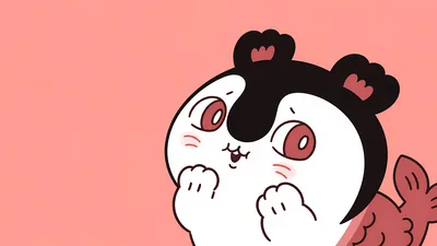 吉伊卡哇島篇可愛的賽蓮雙手握拳微笑特寫粉紅背景高清電腦桌布