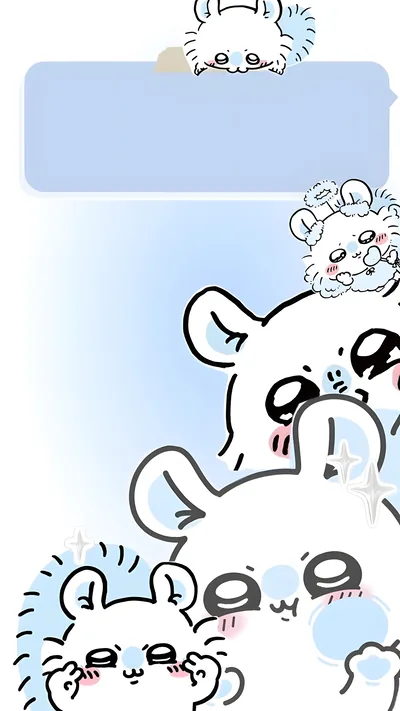 Adorable Momonga characters in various cute poses for Phone Wallpaper