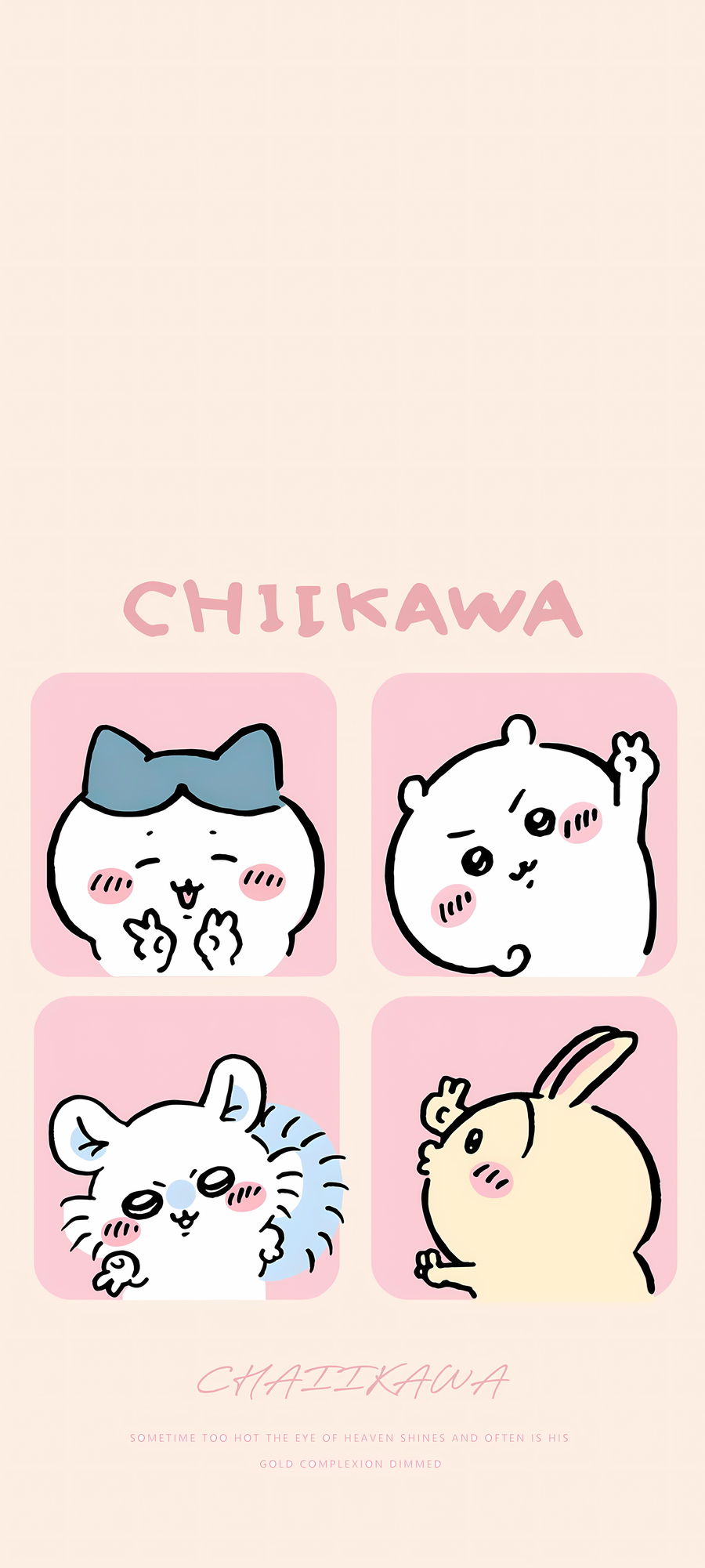 Chiikawa Characters Chiikawa Wallpaper