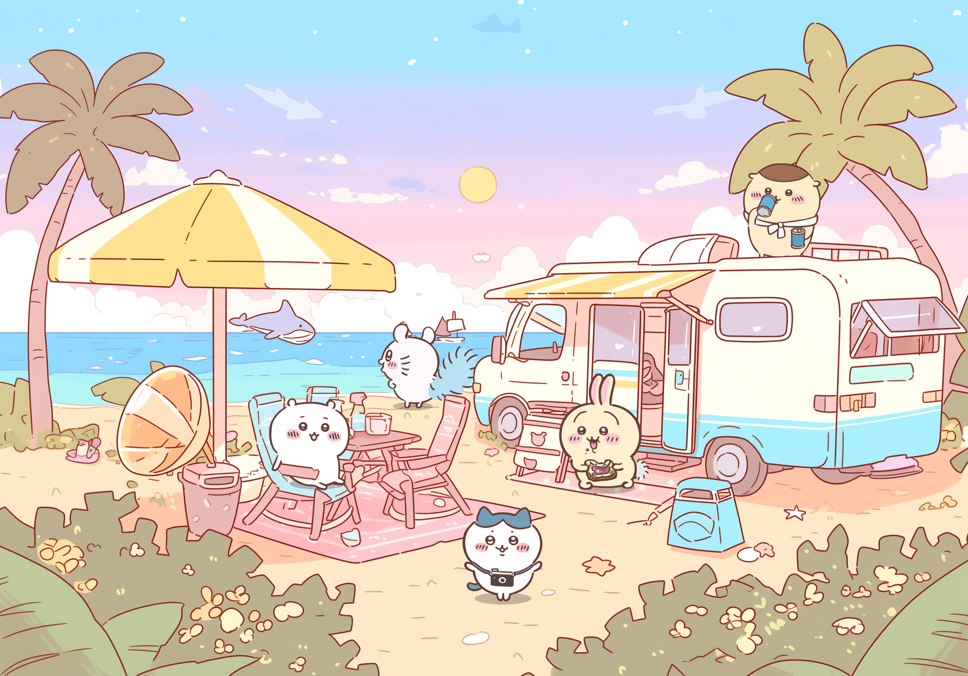 Chiikawa Desktop/PC/Laptop Wallpaper Free Download - Page 4 - Chiikawa ...