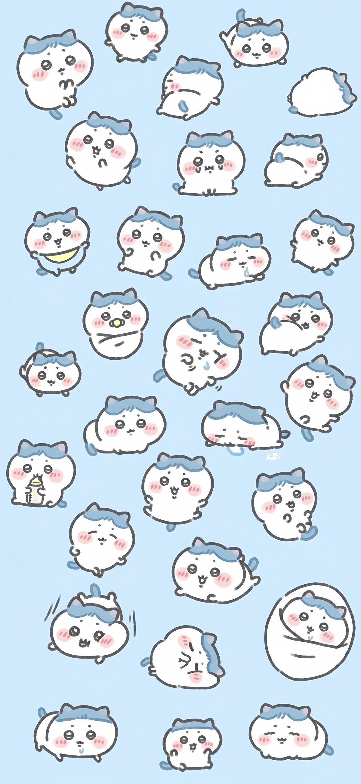 Hachiware Character Mobile/iPhone Wallpaper - Chiikawa Wallpaper